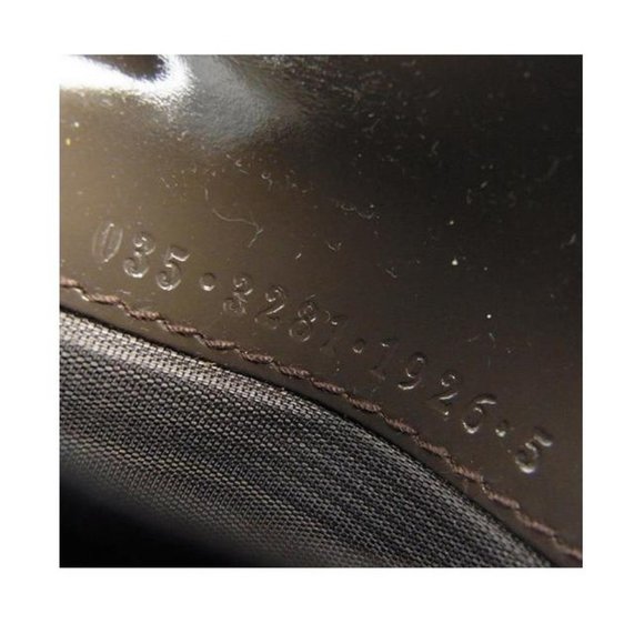 Vintage Gucci Brown Patent Leather Large GG Logo Wallet - Picture 5 of 6